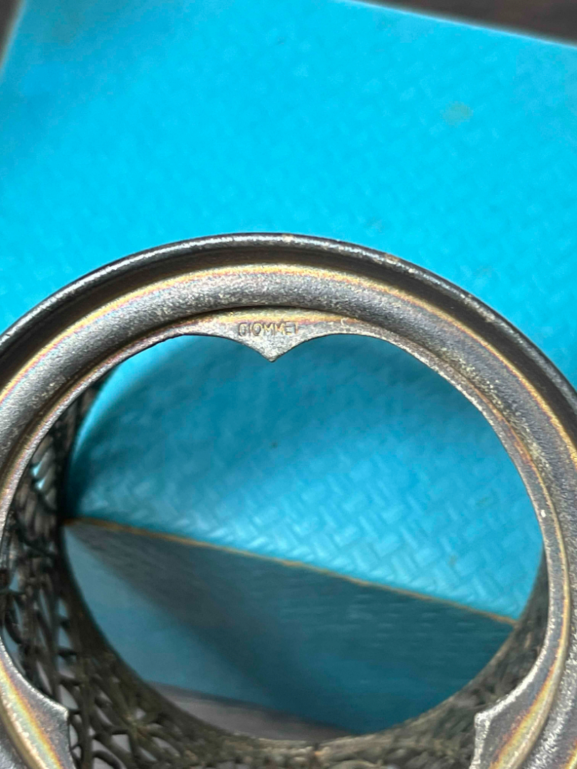 Подстаканник в фабричной коробке. Мстерский з-д ХИ "Ювелир". Скань, филигрань. Винтаж. Картинка 5